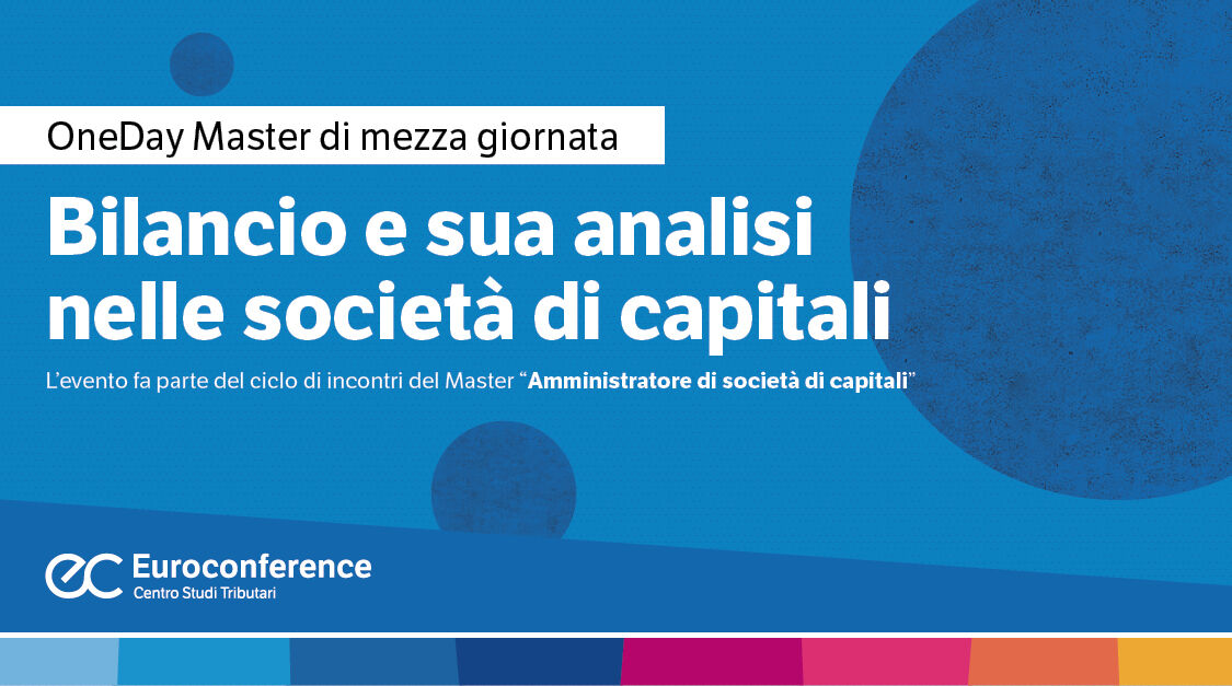 Immagine Bilancio e sua analisi nelle società di capitali | Euroconference
